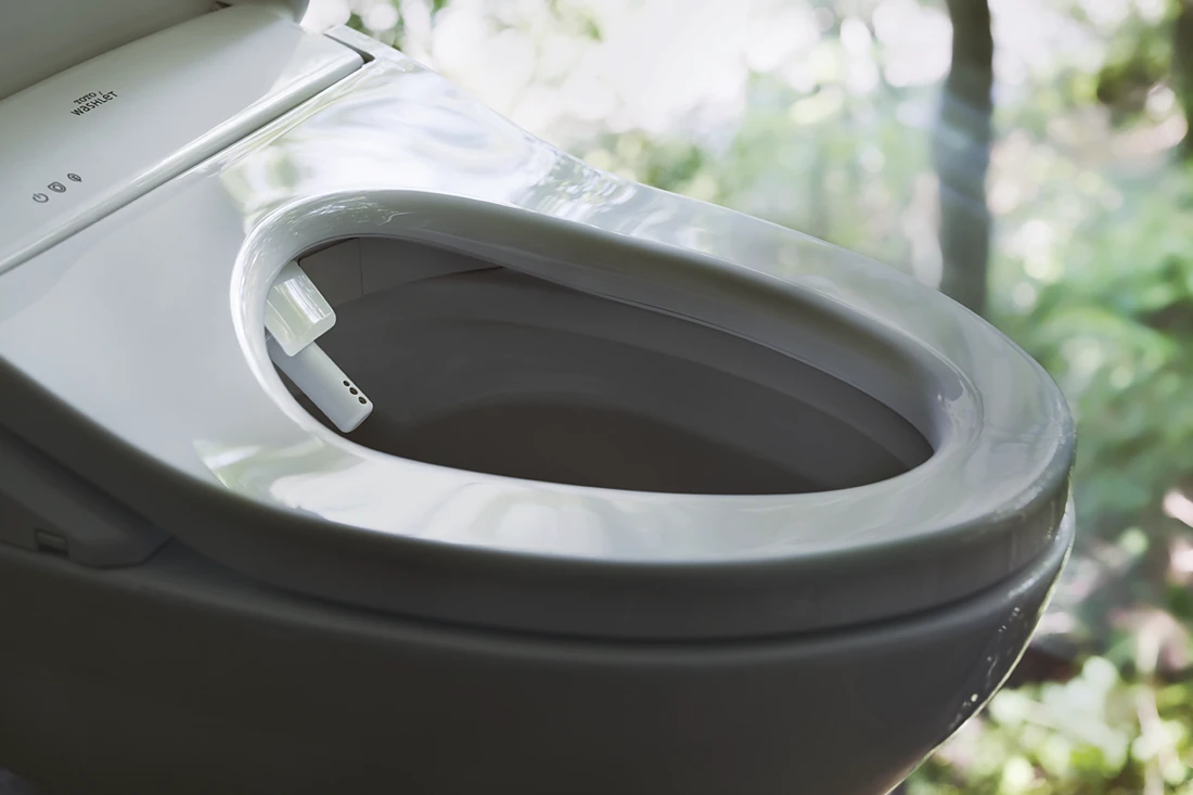 TOTO’s shower toilet is at the heart of the company’s “Cleanovation” philosophy. It elevates the standards of hygiene in the bath while providing a great deal of comfort. Photo: TOTO 
