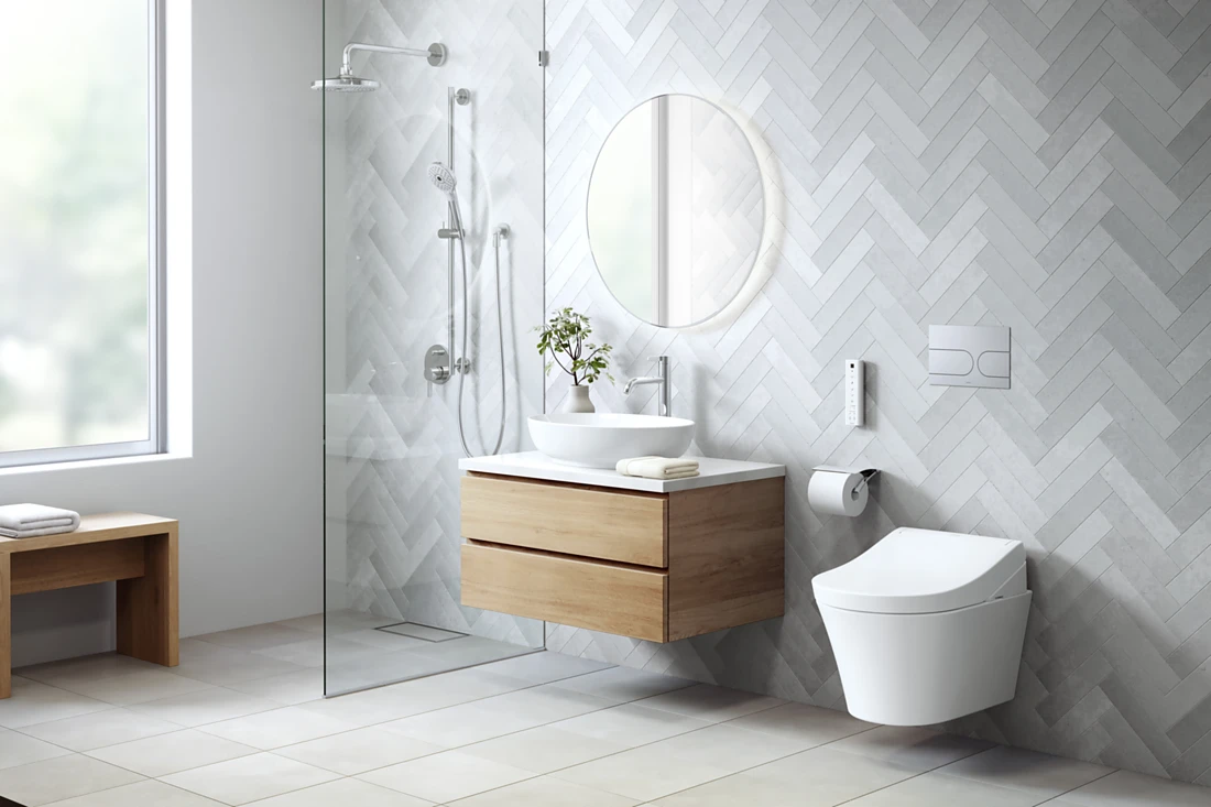 TOTO offers two versions of its RG model: the standard model and RG Lite. The Lite version offers many of TOTO’s convenient functionalities, but not Premist or the deodorizer – for a more affordable introduction to the world of WASHLET™. Photo: TOTO