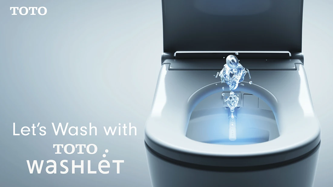 Das WASHLET (Dusch-WC) steht im Mittelpunkt der „Sauberkeits-Innovation“ von TOTO. Es erhöht den Hygienestandard im Badezimmer und bietet viel Komfort. Foto: TOTO 