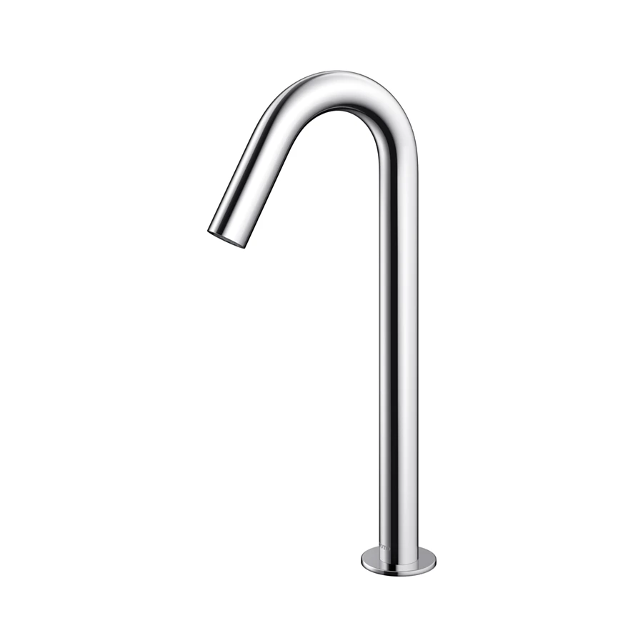 <p><span>Slender and elegant, the round version of the TOTO automatic faucet is ideal for tall vessels. It&rsquo;s especially comfortable to wash your hands without touching the faucet in guest bathrooms, at hotels or public washrooms. Photo: TOTO</span><span></span></p>