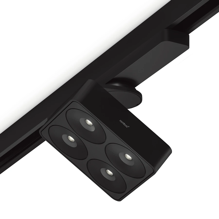 <p><span>The Q FOUR TT TRACK conductor rail version: The advantage of this version is its great versatility, especially when rooms have to be changed around and adapted to new requirements. Photo: Nimbus Group</span><span></span></p>